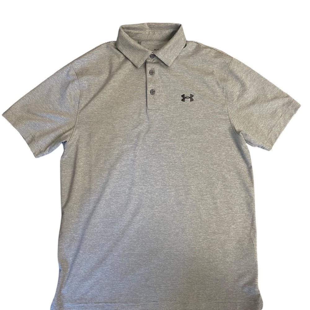 Under Armour Men's Gray Polo Shirt